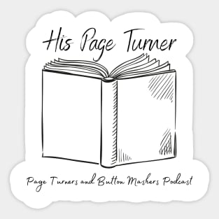 His Page Turner Sticker